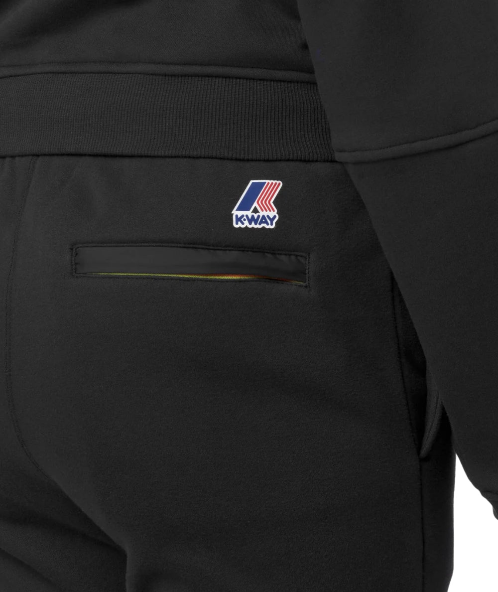 K-Way Pantaloni Philbert Brushed Pc K81374W Nero