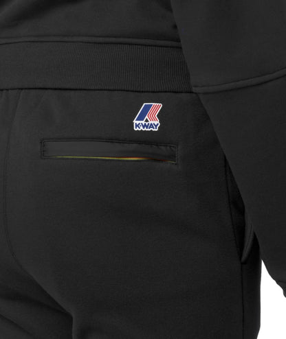 K-Way Pantaloni Philbert Brushed Pc K81374W Nero