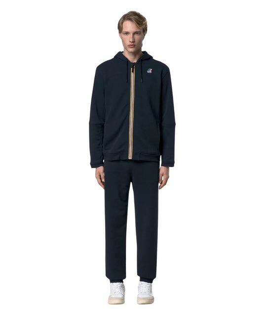 K-Way Pantaloni in Felpa Philbert Poly Cotton K3134EW Blu Profondo