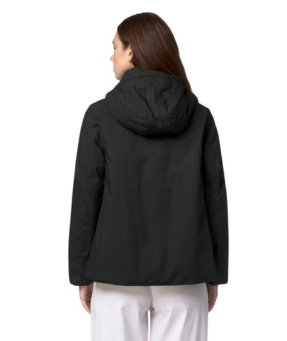 K-Way Piumino Marlette Twill Soft Beaver K8144BW Nero