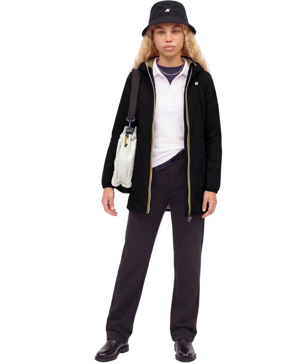 K-Way Piumino Mid Denise St Warm Double K6128UK Nero
