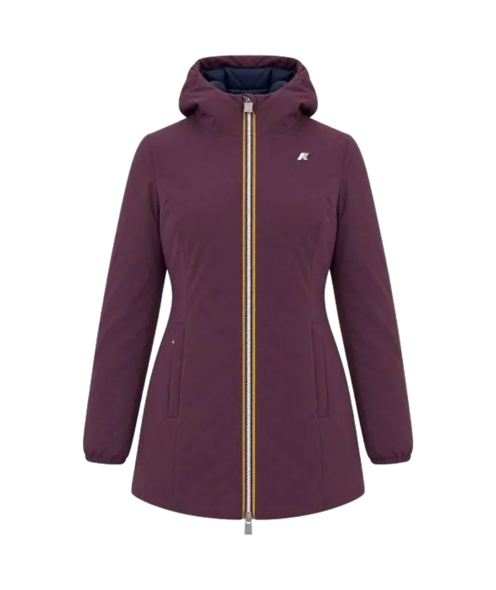 K-Way Piumino Mid Denise Warm Double K6128UW Malva Blu