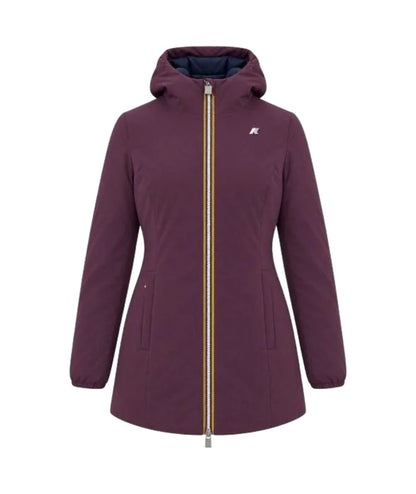 K-Way Piumino Mid Denise Warm Double K6128UW Malva Blu