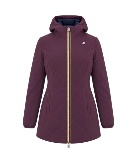 K-Way Piumino Mid Denise Warm Double K6128UW Malva Blu