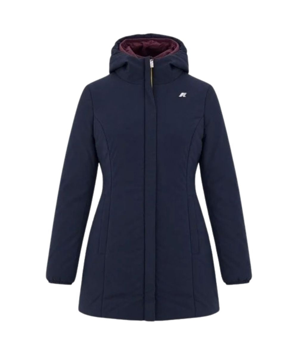 K-Way Piumino Mid Denise Warm Double K6128UW Malva Blu
