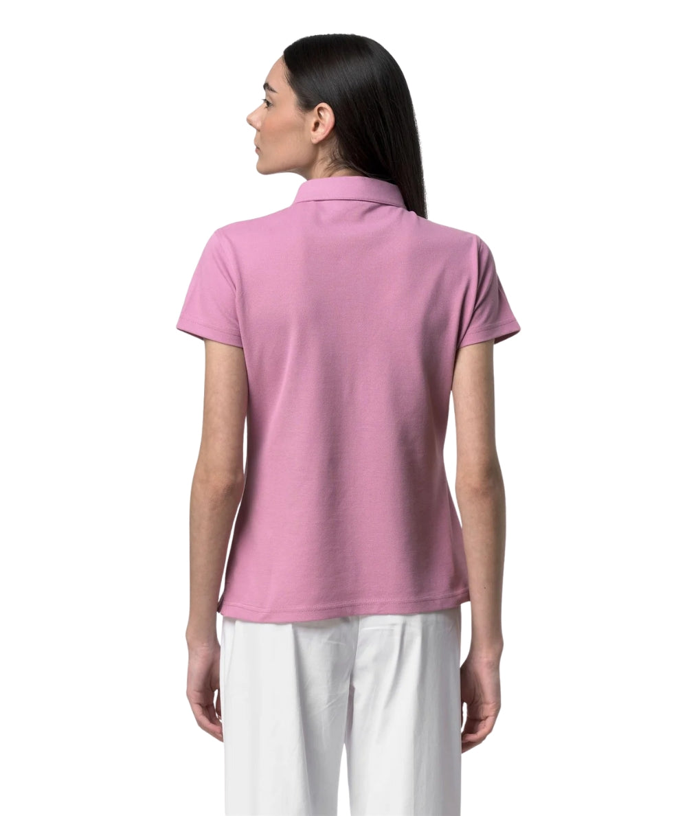 K-Way Polo in Cotone Pique Amedea K1127GW Violetta 