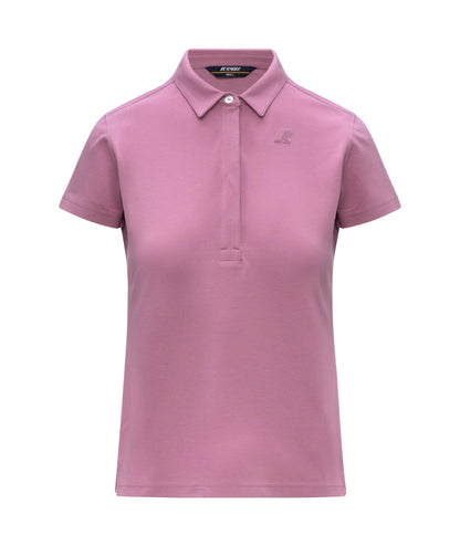 K-Way Polo in Cotone Pique Amedea K1127GW Violetta 
