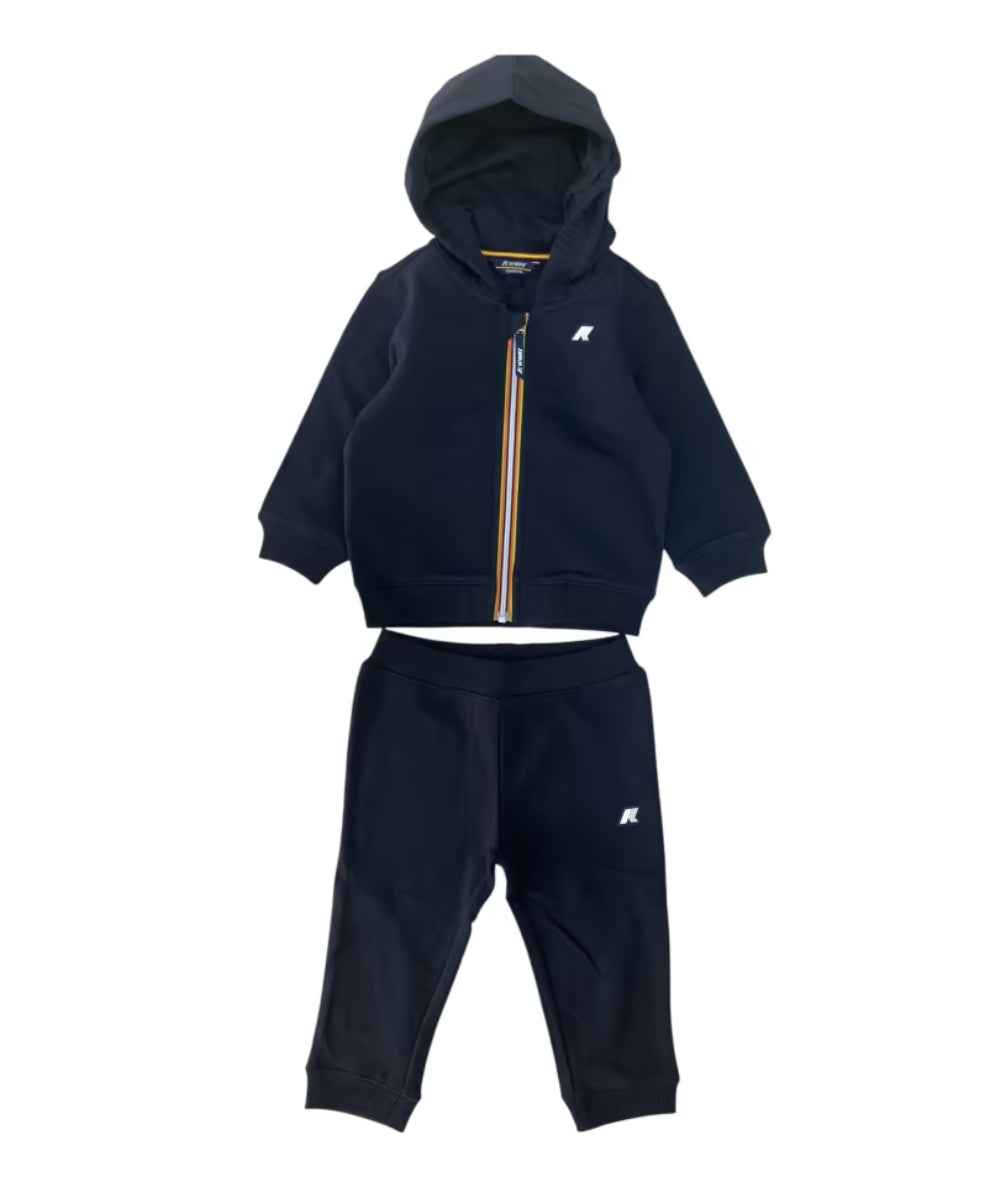 K-Way Set Felpa e Pantalone Anthonie K6123VW Blu Scuro