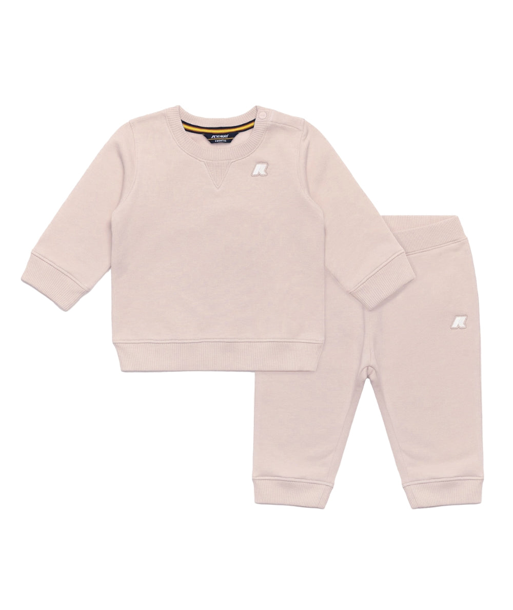 K-Way Set Felpa e Pantalone Baptiste K41384W Rosa