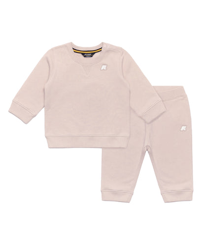 K-Way Set Felpa e Pantalone Baptiste K41384W Rosa