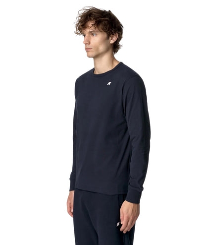 K-Way T-shirt Elmer Js Peach K8136DW Blu Navy