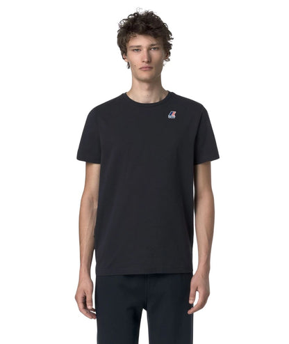 K-Way T-shirt Girocollo Leonide K7142KW Blu Scuro