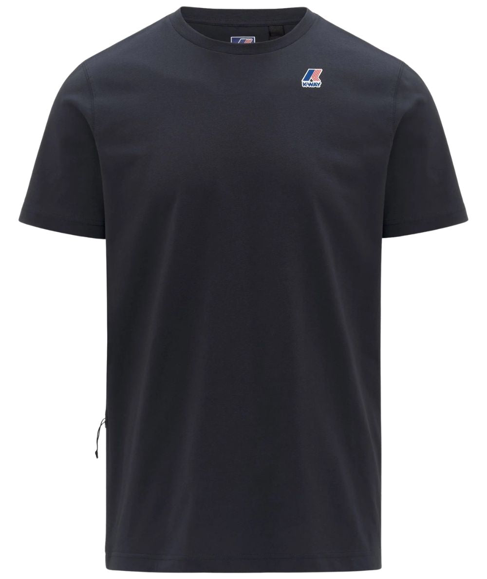 K-Way T-shirt Girocollo Leonide K7142KW Blu Scuro