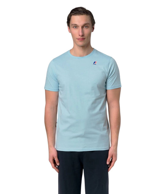 K-Way T-shirt Girocollo Leonide K7142KW Blue Dream