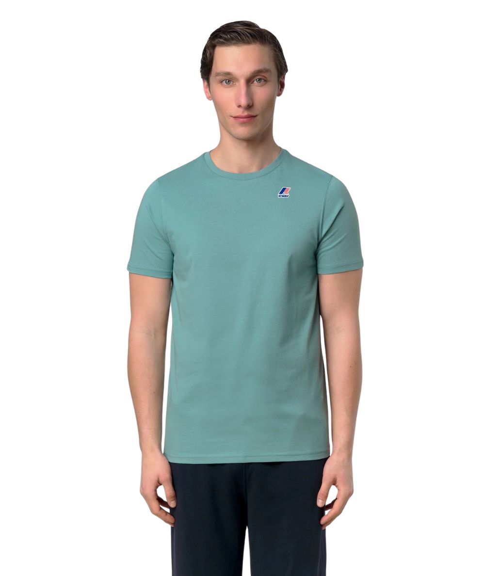 K-Way T-shirt Girocollo Leonide K7142KW Verde