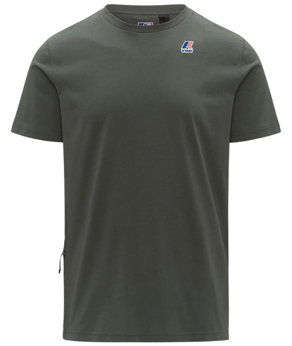 K-Way T-shirt Girocollo Leonide K7142KW Verde