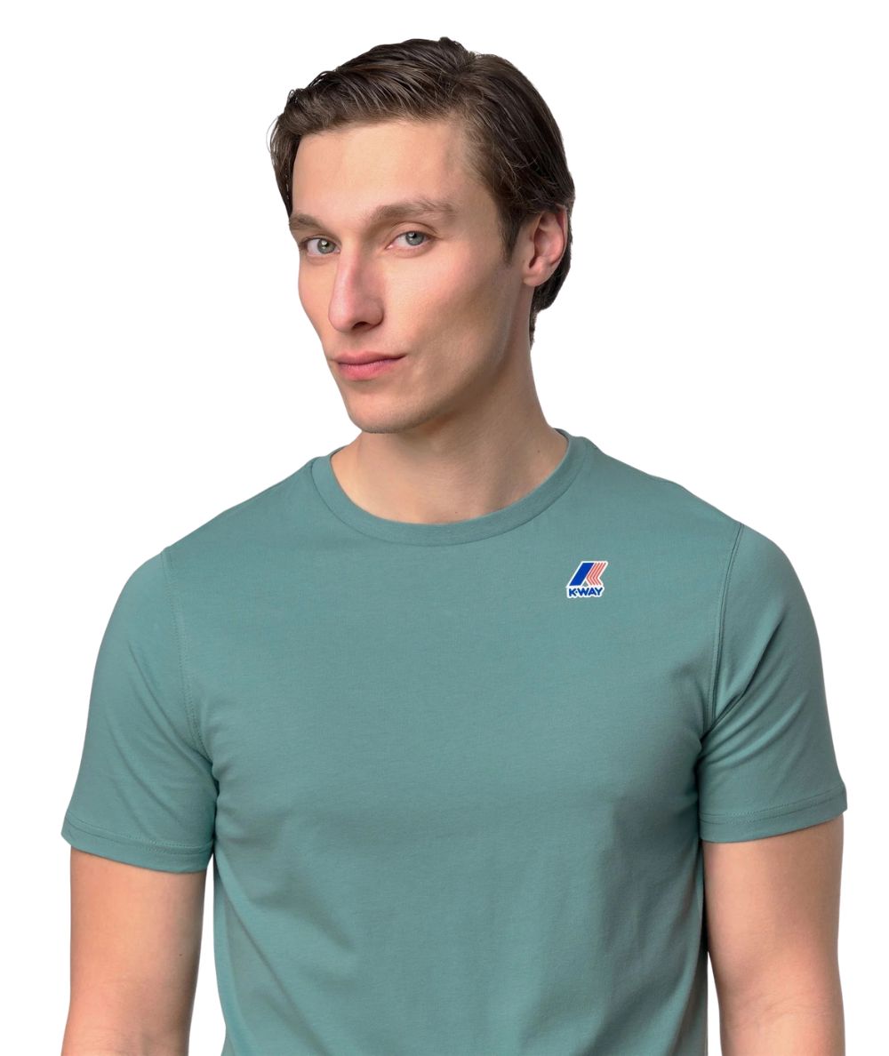 K-Way T-shirt Girocollo Leonide K7142KW Verde