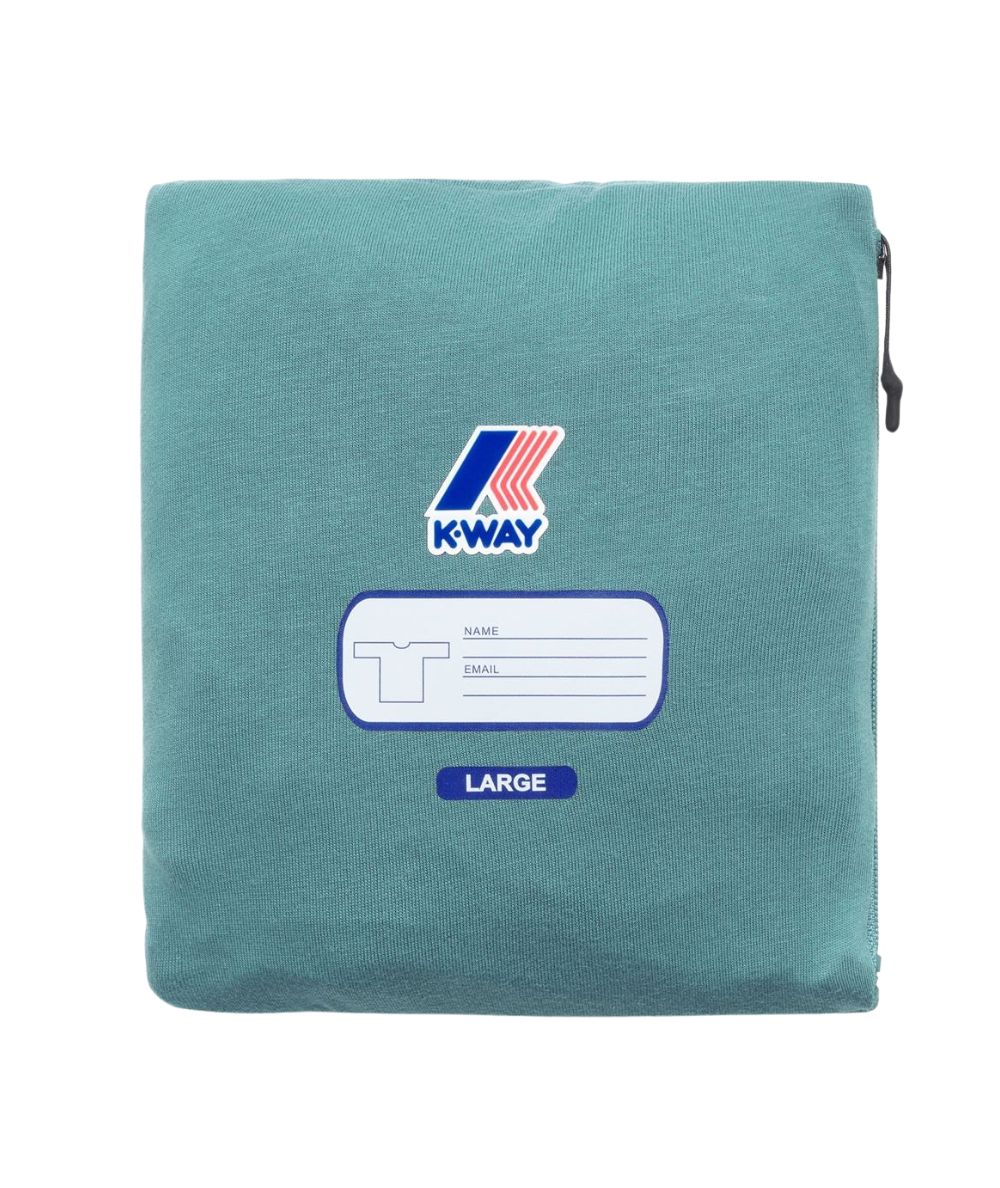 K-Way T-shirt Girocollo Leonide K7142KW Verde
