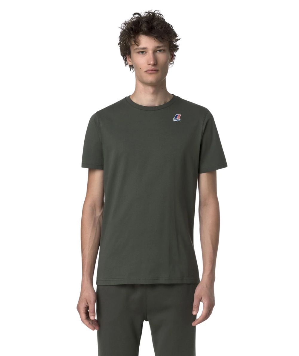 K-Way T-shirt Girocollo Leonide K7142KW Verde