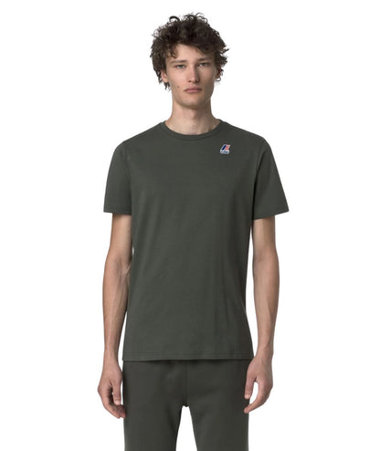 K-Way T-shirt Girocollo Leonide K7142KW Verde