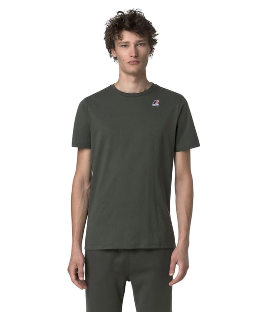 K-Way T-shirt Girocollo Leonide K7142KW Verde