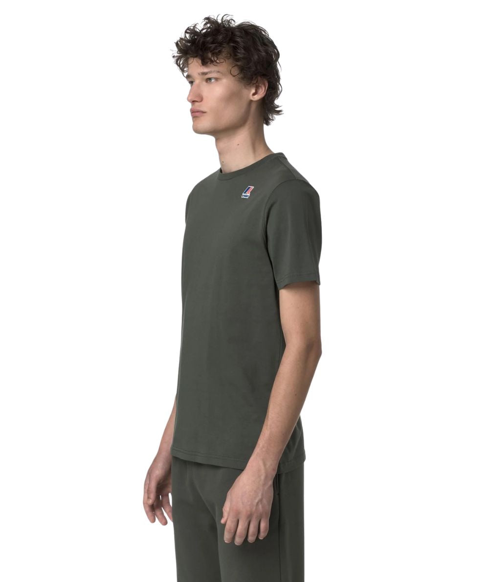 K-Way T-shirt Girocollo Leonide K7142KW Verde