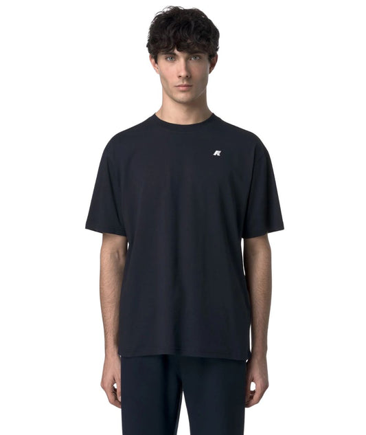 K-Way T-shirt Solo Jersey di Cotone K3136CW Blu Profondo