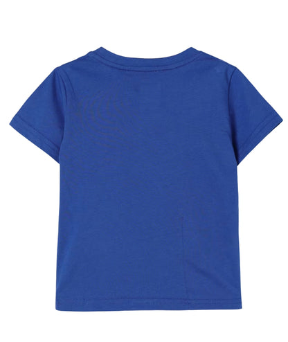 K-Way T-shirt Unisex Jersey con Logo K4114WW Blu Royal 063