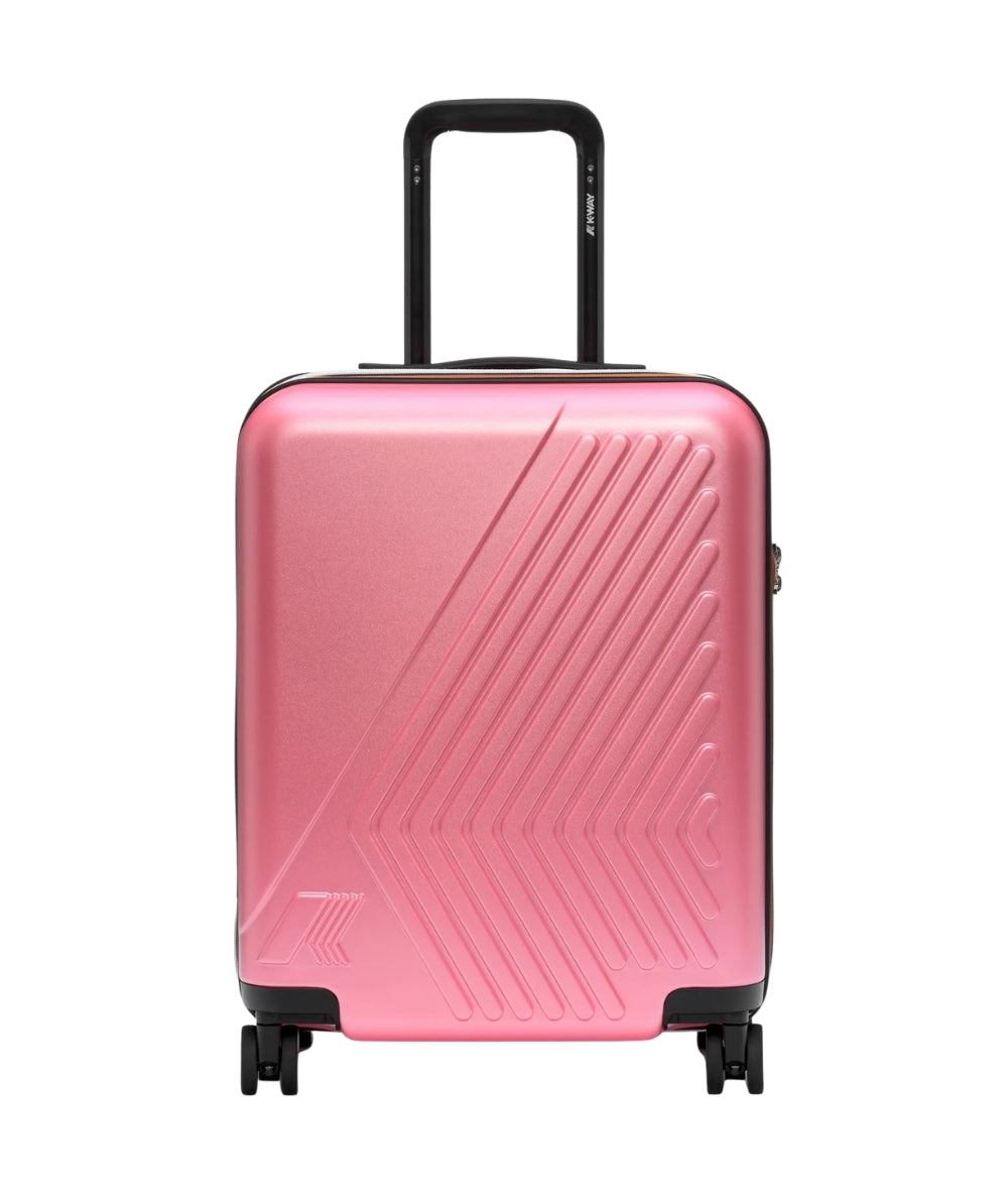 K-Way Trolley Piccolo e Rigido Eudoxie Logo K4125ZW Rosa