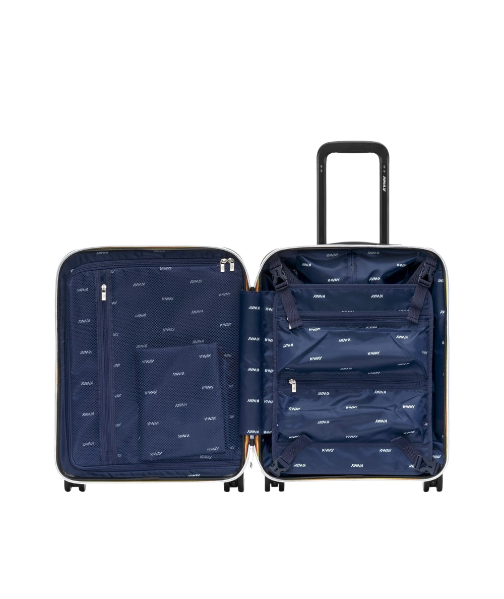 K-Way Trolley Piccolo e Rigido Eudoxie Logo K4125ZW Rosa