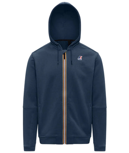K-way Felpa con Cappuccio Prosper Poly Cotton K3134EW Blu