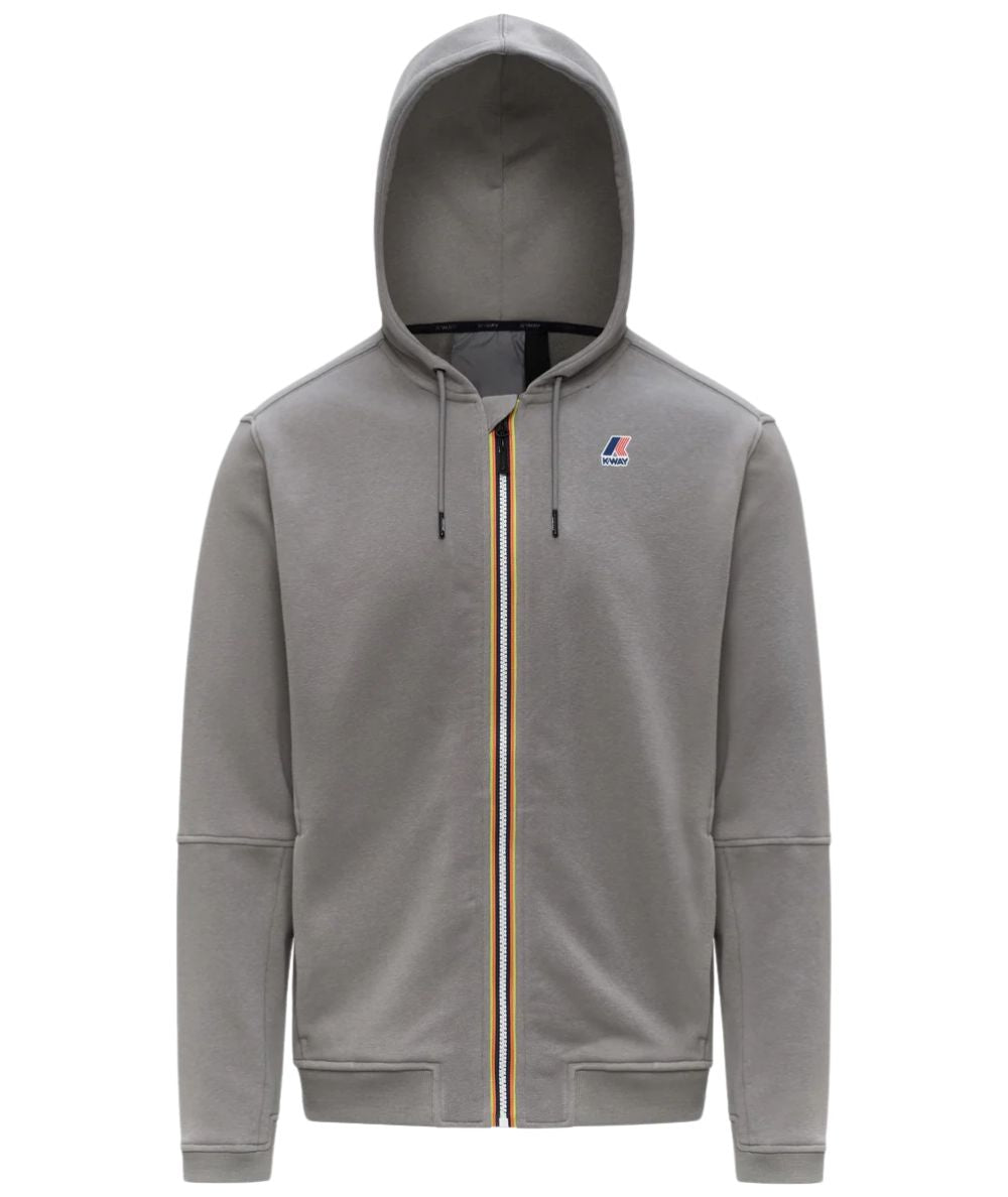 K-way Felpa con Cappuccio Prosper Poly Cotton K3134EW Grigio
