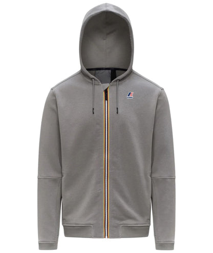 K-way Felpa con Cappuccio Prosper Poly Cotton K3134EW Grigio