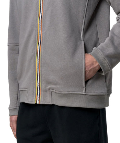 K-way Felpa con Cappuccio Prosper Poly Cotton K3134EW Grigio