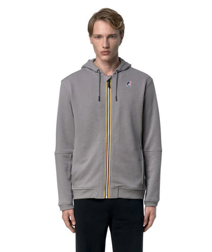 K-way Felpa con Cappuccio Prosper Poly Cotton K3134EW Grigio