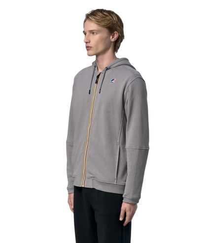 K-way Felpa con Cappuccio Prosper Poly Cotton K3134EW Grigio