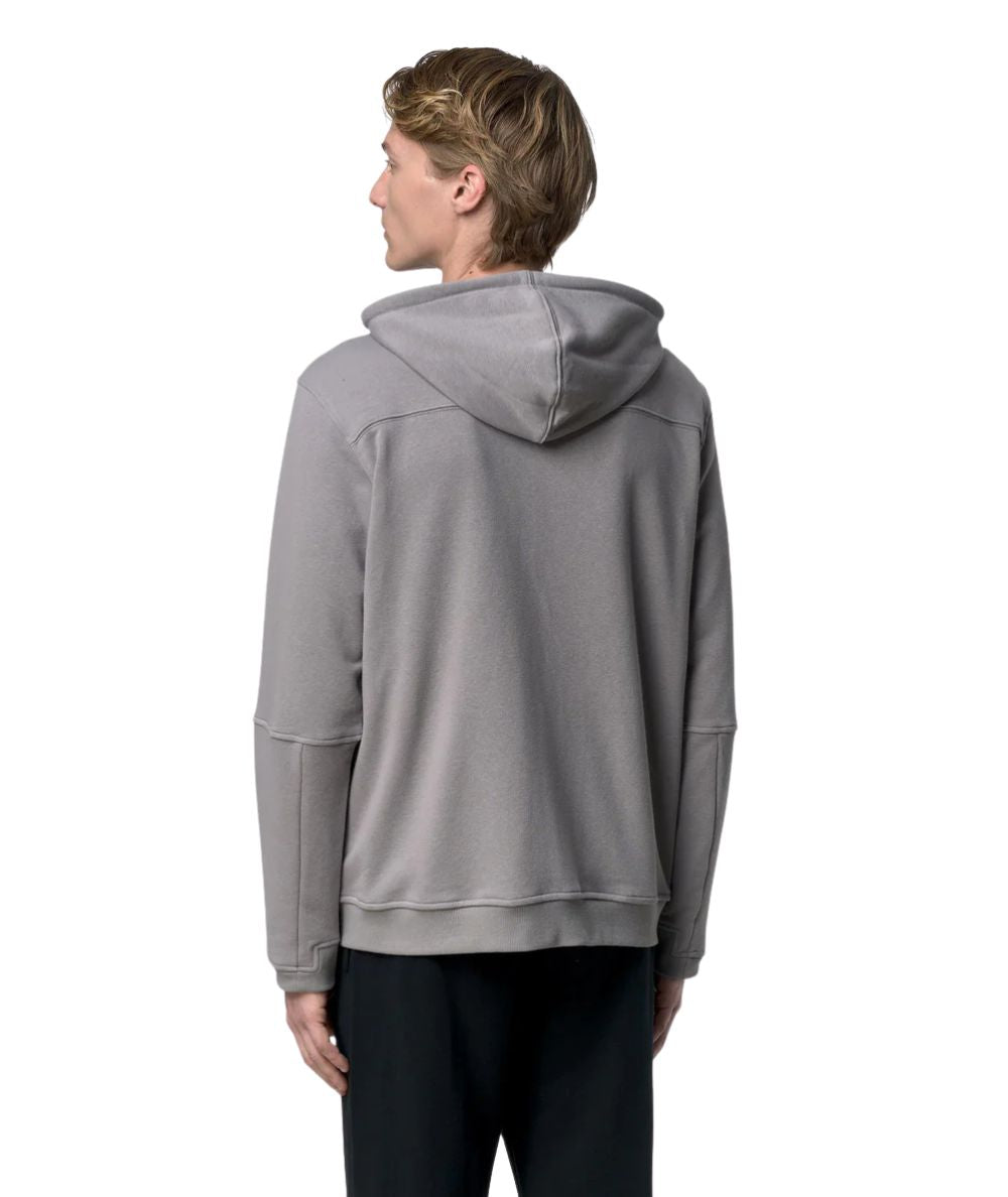 K-way Felpa con Cappuccio Prosper Poly Cotton K3134EW Grigio
