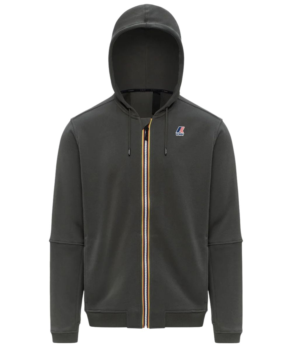 K-way Felpa con Cappuccio Prosper Poly Cotton K3134EW Verde