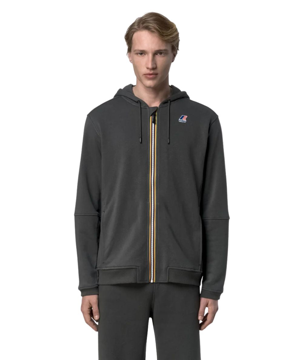 K-way Felpa con Cappuccio Prosper Poly Cotton K3134EW Verde