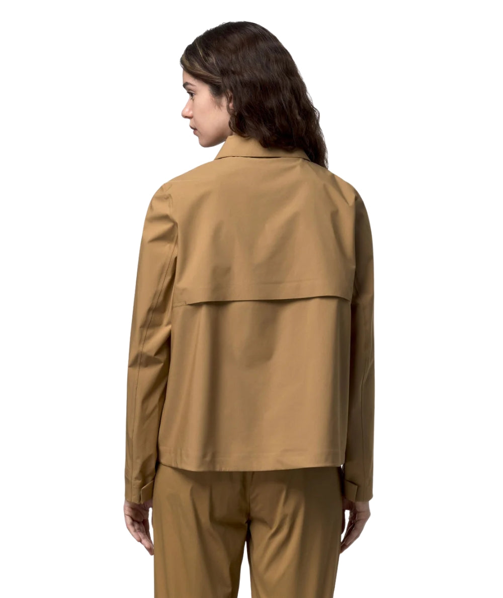 K-way Giacca Corta Arabel Stretch 2L Vincent Pique K61338W Marrone