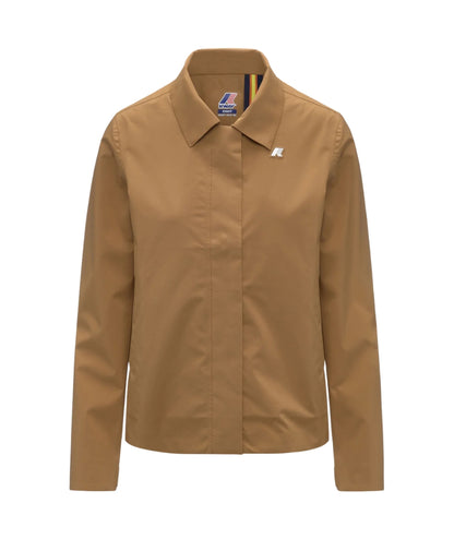 K-way Giacca Corta Arabel Stretch 2L Vincent Pique K61338W Marrone