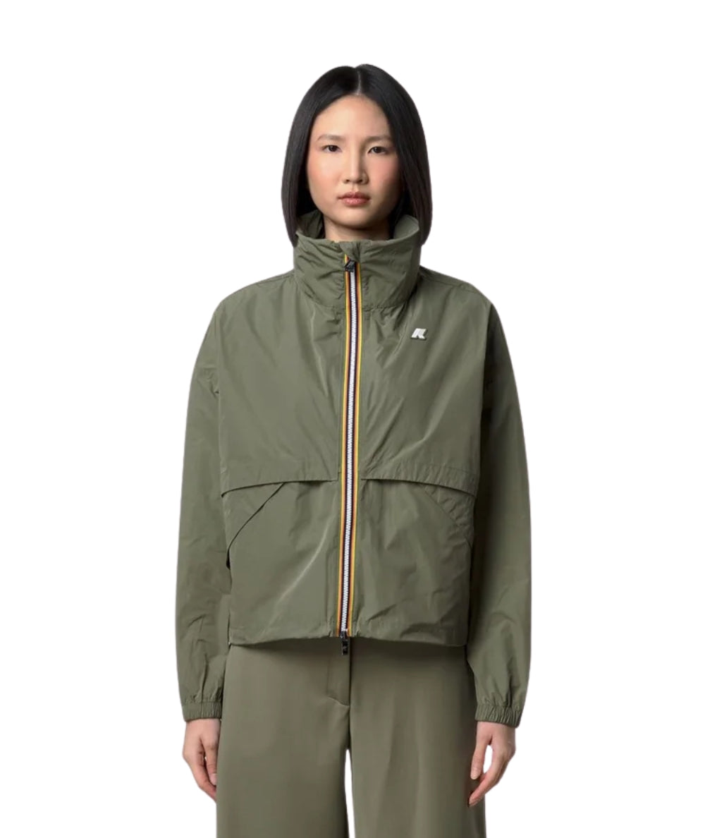 K-way Giacca Corta Aubette Memory Touch K8132PW Verde