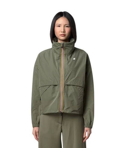 K-way Giacca Corta Aubette Memory Touch K8132PW Verde