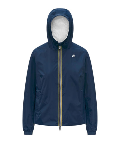 K-way Giacca Corta Reversibile Lil 2.0 Plus Double Blu Bianco