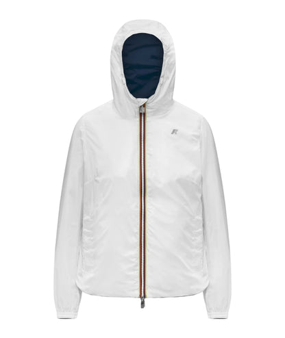 K-way Giacca Corta Reversibile Lil 2.0 Plus Double Blu Bianco