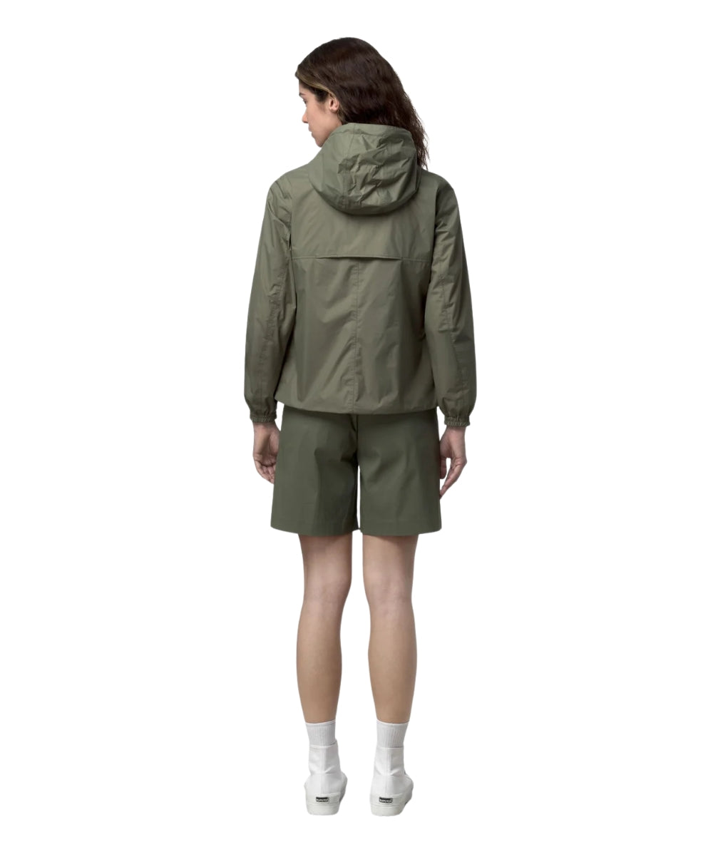 K-way Giacca Corta Reversibile Lil 2.0 Plus Double Verde Lilla 