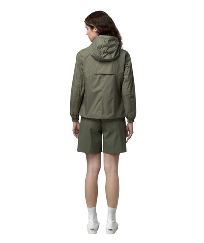 K-way Giacca Corta Reversibile Lil 2.0 Plus Double Verde Lilla 