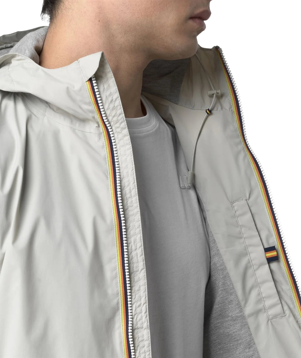 K-way Giacca Corta con Cappuccio Jack Stretch Nylon Jersey K3123UW Beige