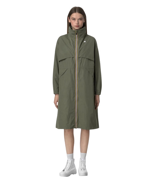 K-way Giacca Lunga Aube Memory Touch K8132NW Verde 