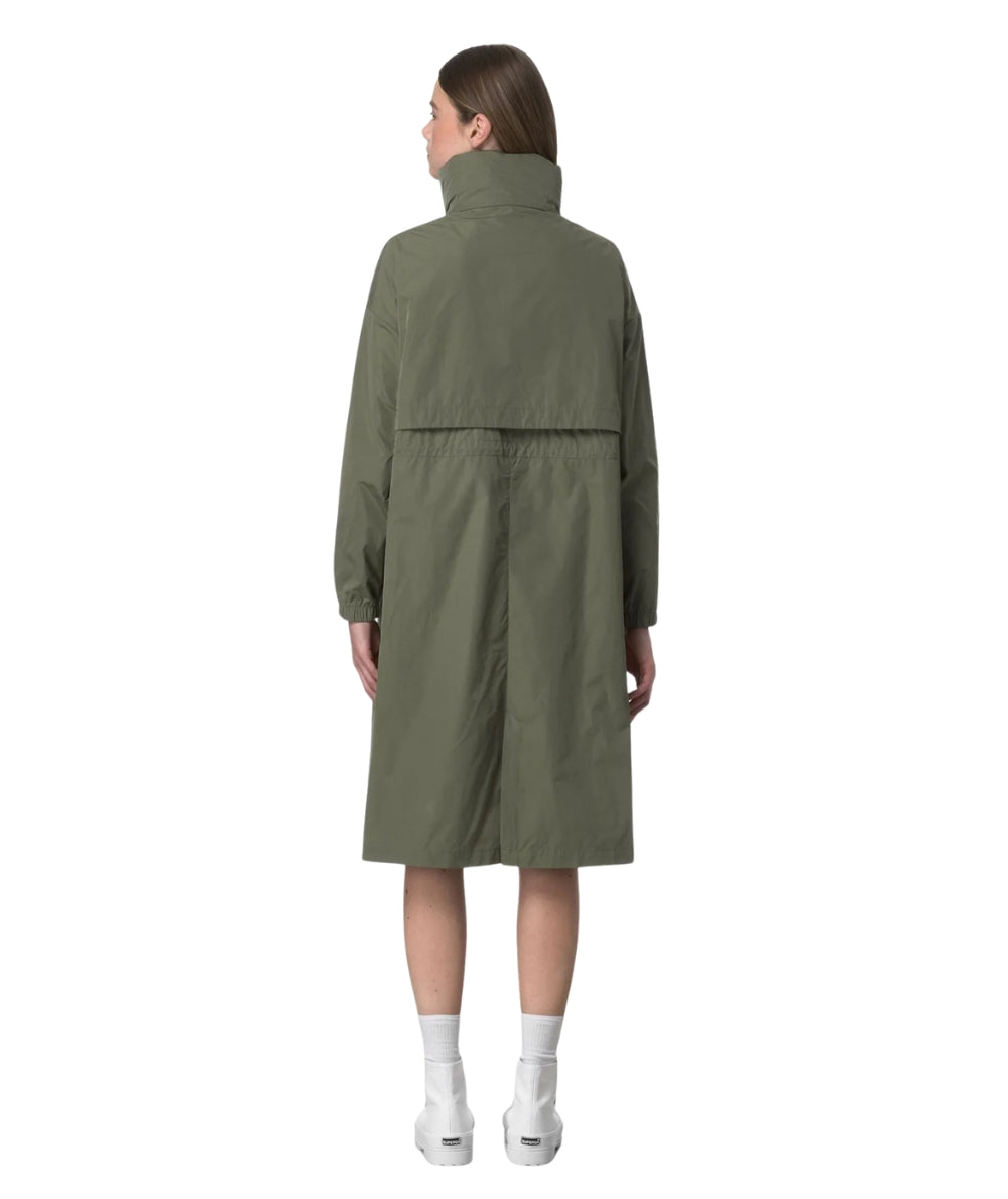 K-way Giacca Lunga Aube Memory Touch K8132NW Verde 